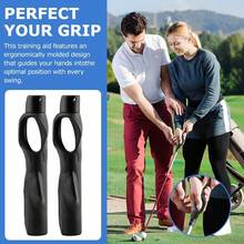 Golf Grip Trainer, 2Pack Golf Training Aid Grip Trainer Club With Swing Correcting Arm Band To Help Train Correct Hand Position - 彩色 - 查看 8