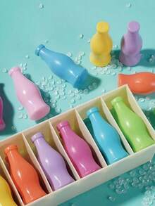 瓶子配对和颜色猜谜游戏:一款包含20个彩色瓶子和收纳盒的颜色策略棋盘游戏。非常适合家庭游戏之夜、生日派对或万圣节派对。这款益智游戏适合青少年和成人,有助于提高记忆力和解决问题的能力。游戏包含20个带彩色瓶盖的瓶子,非常适合团队游戏和策略思考。(瓶子颜色随机。) - 彩色 - 查看 4