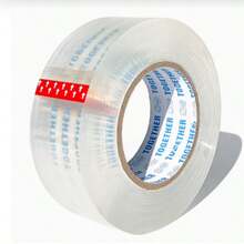 1/6卷重型包装胶带，1.78英寸宽 x 120码长，高粘性密封胶带，适用于包装和运输 - 無色 - 查看 4