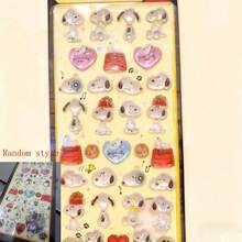 1pc Anime Cartoon Sticker, Cute Animal Kitten Sticker, Reusable Waterproof Sticker, DIY Craft Sticker, Suitable For DIY Phone Cases, DIY Sticker Notebooks, DIY Crafts, Laptops, Gift Packaging, Party Decoration, Perfect Holiday Gift, Gifts For Fans And Friends(Random Style)