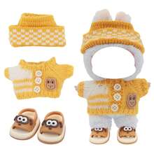 Sweater Headband Changeable Cute Big Eye Slippers, For Labubu, Holiday Costume, Holiday & Birthday Gift (Excluding Plush Doll) - Multicolor - View 18