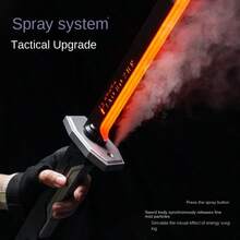 Large 80cm Samurai Katana Sword With RGB LED, Spark And Smoke, Illuminated  - Covei Toys - Xám - Xem 3