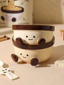 1 chiếc bát sứ nhỏ xinh có chân đế, thích hợp dùng làm bát súp, bát salad trái cây, bát mì ramen, bát phục vụ tại nhà hàng, khách sạn, quán cà phê. - Nhiều màu - Xem 3