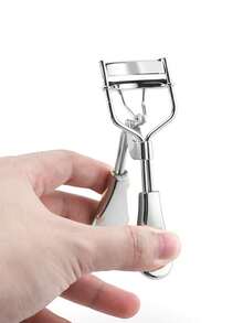 10pcs/11pcs Stainless Steel Eyelash Curler, Wide Mouth Design For Long-Lasting Curl, Professional Makeup Artist Essential Tool - Silver - View 5