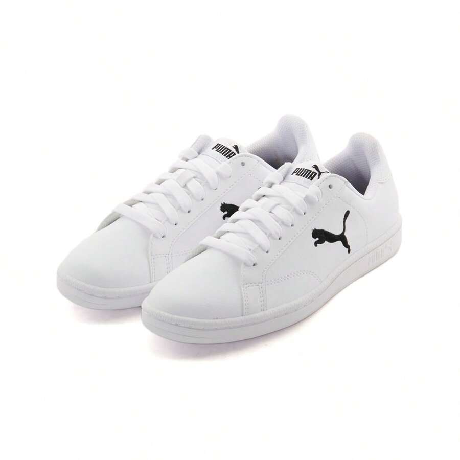 Puma 经典简约轻便休闲运动鞋，男女皆宜 - 彪馬白-黑色 - 查看 1