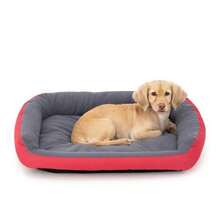 Pet BedCama para Perro Resistente Confortable con Relleno Suave Medidas y Color a Elegir Medium Fucsia/Gris - Medio - Ver 1