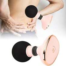 ZJchao Mini Masajeador Elctrico Masajeador de Tejido Profundo de Mano 5 Engranajes Pistola de Masaje de Viaje Porttil Alivio de la Fatiga Muscular y el Dolor - como se muestra en la figura - Ver 3