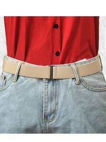 Stretch Invisible Belt Simple Lazy Belt Fat Fat Elastic Belt Buckle-Free Elastic Belt - Multicolor - View 3