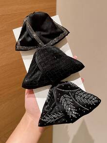 1/2 chiếc kẹp tóc tam giác đính đá kẻ caro thời trang dành cho nữ, kẹp tóc kiểu mới cho kiểu tóc búi, sành điệu và tiện lợi cho tiệc tùng, đi biển, mặc váy, mặc hàng ngày, thích hợp cho hẹn hò, kỳ nghỉ, quà tặng ngày Valentine, quà tốt nghiệp, phụ kiện tóc thanh lịch dành cho nữ - Nhiều màu - Xem 9