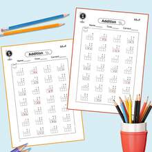 Maths Workbook Practice Series, Addition And Subtraction Exercises With Vertical Math Drills, Build Core Arithmetic Skills, Improve Calculation Speed And Accuracy, Clear Structured Practice Pages For Daily Learning - Math Workbook - View 4