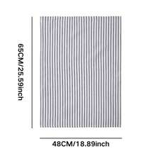 Toallas de Cocina de Algodón Clásicas Ultra Absorbentes Toalla deé Engrosada 48x65cm Paquete de 1/3/4/5 para Secado y Limpieza - Cuadros negros - Ver 7