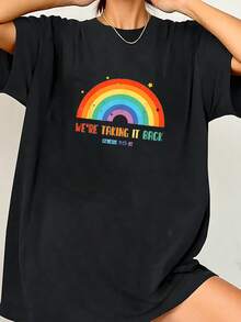 Funny Shiba-Inu T-Shirt With Cryptocurrency Reaching The Moon - 黑色 5 - 查看 2