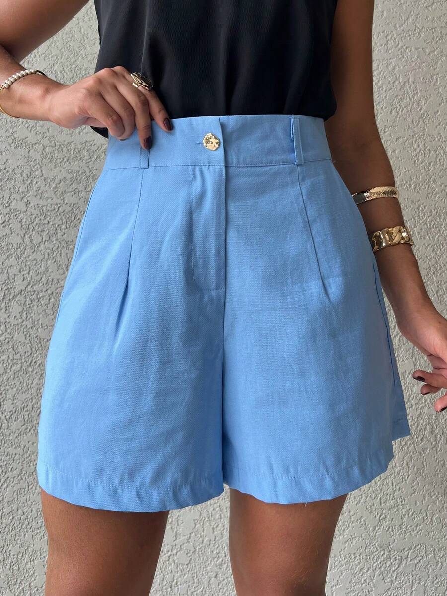 Women's Shorts (Marrant Tífane) - Màu xanh lam - Xem 1
