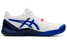 Asics Gel Resolution 8 Wide 'White Lapis Lazuli Blue' Sneakers Women 1042A097-107 - Multicolor - View 2