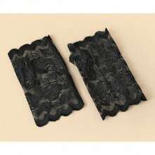 1 Pair Of Sexy Solid Lace Gloves For Christmas And Valentine's Day - 紅色 - 查看 4