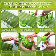 Children's Table Soccer Battle Game Toy Set Includes Playing Field Board, Goals, Soccer Ball, And Operating Accessories Realistic Stadium Design For Anytime, Anywhere Two-Player Interactive Fun Perfect For Home Playtime And Holiday Family Gatherings Suitable For Boys And Girls Aged 3 And Up Ideal Pretend Play Interactive Game And Party Activity - Multicolor - View 9