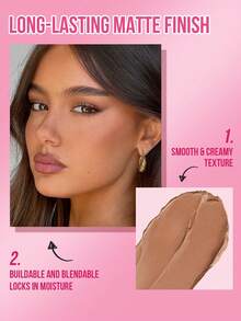 MISSLYN-PUTTY PARTY BRONZING PRIMER,Bronzing Primer, Luminous Putty Bronzer, Lightweight, Butter Bronzer, Moisturizing, Bronzer For A Radiant, Natural Contour, Sculpted And Bronzed Glow, All-Day Wear, Long-Lasting, Blends Easily, Contours Cheeks, Multiple-Use, Buildable Face Bronzer For Effortless Sculpting, Flawless Application, Highly Pigmented, Perfect For Party And Beach, Ideal For All Skin Types - #02 Soft Latte - View 4