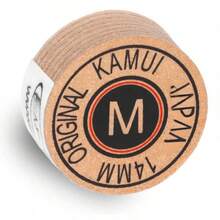 1pc 14mm Professional Billiard/Snooker Cue Tip - High Quality Leather, Durable & Precise, Suitable For Snooker And Pool Cues, With Stitching