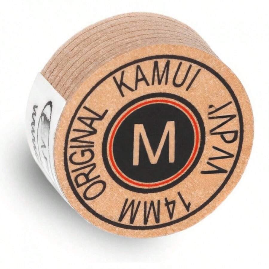 1pc 14mm Professional Billiard/Snooker Cue Tip - High Quality Leather, Durable & Precise, Suitable For Snooker And Pool Cues, With Stitching