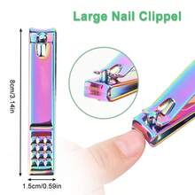 14pcs Cuticle Pusher And Nail File Set, Professional Stainless Steel Nail Care Set, Cuticle Pusher, Manicure & Pedicure Tools, UV Gel Polish Remover, Groove Cleaning Kit For Fingernails And Toenails Dead Skin Nail Tech Supplies - 彩色 - 查看 4