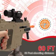 CiJL New VECTOR Electric Gel Ball Gun Toys, Automatic And Manual Double Shooting Modes Water Beads Blaster Toys With Large Magazine & Elastic Bottle, Suitable For Outdoor Shooting Games, The Gifts For Birthday/Holidays/Festival/Christmas, No Include Gel Balls - 駝色 - 查看 6