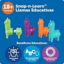 CYPNLearning Resources Snap-n-Learn Llamas Abecedario para Niños Juguetes Educativos para Niños Alfabeto 26 Piezas Edades 18+ MesesFashion - como en la foto - Ver 7