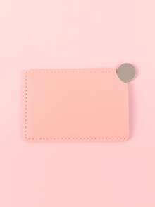 1个长方形不锈钢化妆镜，高清玻璃镜面，不锈钢材质，皮革外壳，小巧便携，手持式化妆镜，兼具绘画调色盘功能，是送给妈妈、阿姨、奶奶、女儿、侄女、姐妹、新娘、伴娘的完美礼物，适合节日、生日、婚礼、母亲节、情人节等场合。共有10种时尚颜色可选。 - 彩色 - 查看 24