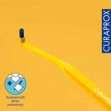 Curaprox CS 1009 Single Toothbrush \U2013 Braces, Implants And Isolated Teeth | Ultra-Soft Single Tuft | Targeted Gumline Cleaning - ColorA - 查看 3
