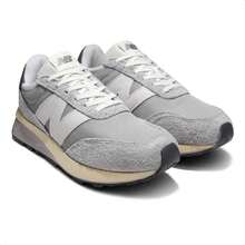 B2 Online New Balance 370v1 Unisex Sneakers, 100% Original, With Invoice And Warranty. - Gray / White - View 8
