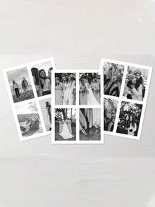 定制照片拼贴画，个性化四格照片墙装饰，高清打印 - 适用于家庭和婚礼相册、情侣礼物、亲朋好友礼物、记忆保存、婚礼相册