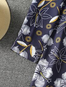 Women's Long Sleeve All-Over Print Casual Arabic Style Top Vacation - Multicolor - View 6