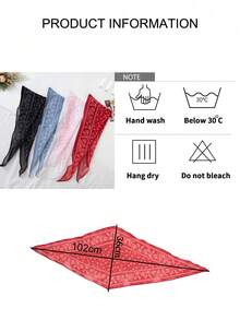 FADZOYLE 1pc Colorful Paisley Print Scarf Headscarf For Women, Warm Headwrap For Daily Wear, Abaya Headscarf, Decor For Dresses, Parties, Travels, Gifts - Multicolor - View 3