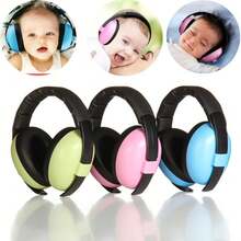 Baby Noise-Proof Ear Muffs, Soft Baby Hearing Protection Ear Muffs, Effective Noise Isolation, Comfortable Design To Protect Baby's Hearing - Multicolor - View 2