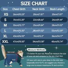 1pc Velvet Cat Clothes, 4-Leg Long Sleeve Cat Pajamas, Anti-Shedding Kitten , Universal Post-Op Recovery Suit, Wound Protection Anti-Lick, Cat Hair Dispersal Prevention Outfit, Suitable For Small, Medium And Large Cats - Blue - View 5