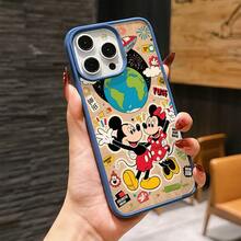 Mickey Mouse Clubhouse Character Patterned Phone Case Featuring A Joyful Design. Mickey Mouse, Minnie Mouse, Donald Duck, Daisy Duck, Goofy Dog, Compatible With IPhone 17, 17 ProMax, 17 Pro, 17 Air, 16, 15, 14, 13, 12 Pro 11 XsMax Xs Xr X And Galaxy Models, With Shockproof Protection And Magnetic Case. A Fun Gift For Disney Fans ,Mickey Fans, Family, Friends, Birthdays, Holidays, And Special Occasions. A Delightful Addition To Your Phone Accessories. - Hồng - Xem 6