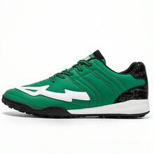 男士足球鞋，轻便专业运动足球鞋，男女通用运动鞋，适合足球训练 - 綠色 - 查看 17