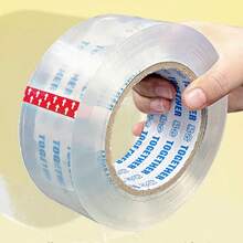1/6卷重型包装胶带，1.78英寸宽 x 120码长，高粘性密封胶带，适用于包装和运输 - 無色 - 查看 3