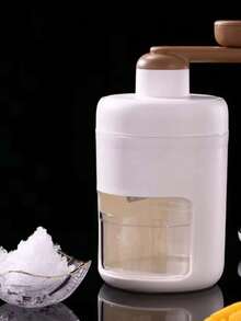 Mini Maquina Trituradora de Hielo Manual - Blanco - Ver 11