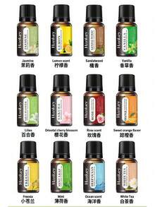 6瓶装香薰精油套装 - 玫瑰、薰衣草、香草、檀香、樱花、茉莉各一瓶，含香薰机、香薰蜡烛、香薰石、加湿器和补充装精油 - 混合香味 - 查看 4