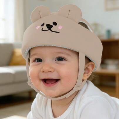 Mũ chống ngã hình thỏ dễ thương, mũ chống ngã cho bé, mũ bảo hiểm an toàn khi tập đi cho trẻ nhỏ, mũ bảo vệ đầu chống va chạm cho trẻ em, mũ bảo vệ đầu chống ngã khi tập đi cho trẻ nhỏ, dùng được cả bốn mùa