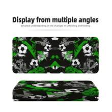 青少年男孩酷炫钱包，足球主题印花，耐用面料，拉链封口，带零钱包、透明证件窗口、信用卡和现金隔层，时尚设计，适合男孩，可用于工作、旅行和商务出行。 - 均碼 - 查看 7