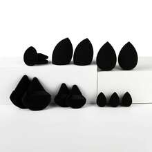 "14-Piece Multi-Tone (Pink, Beige, Burgundy) Makeup Sponge Set – Soft Latex-Free Blender Sponges (Teardrop & Triangle Shapes) With Ribbon Detail, Versatile Beauty Tools For Daily Makeup & Holiday Gift Sets"