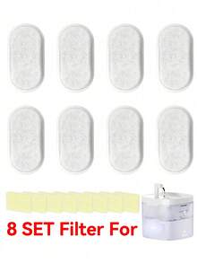 ROJECO 自动猫咪饮水器，1.5升/50盎司透明宠物饮水器，适用于猫狗，智能净水器配件