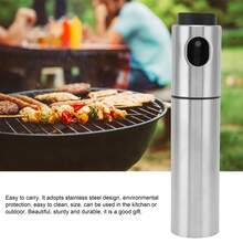 Premium Stainless Steel Oil Dispenser Bottle: Ideal Tool For Barbecues And Cooking For Effortless Oil Control. - Silver - View 2