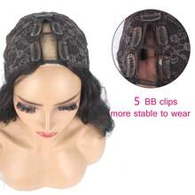 Body Wave V Part Wig Glueless Synthetic Long Wavy Wigs Upgrade U Part Wigs For Black Women Clip In Thin Part V Shape Wig Hair Extensions 24inch - 2# - 查看 6