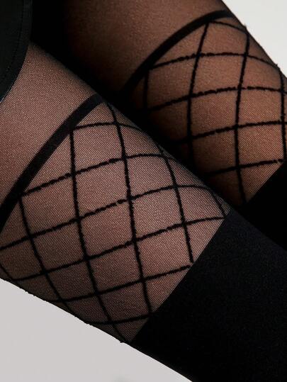 [MoiréAllure]一款百搭、时尚、经典的连裤袜，适合日常通勤、夜店以及各种造型需求。