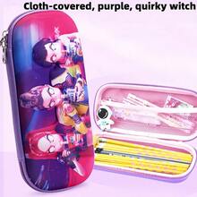 3D立体大容量文具盒，EVA铅笔盒，卡通儿童笔袋，动漫魔女猎人小队 - 彩色 - 查看 8