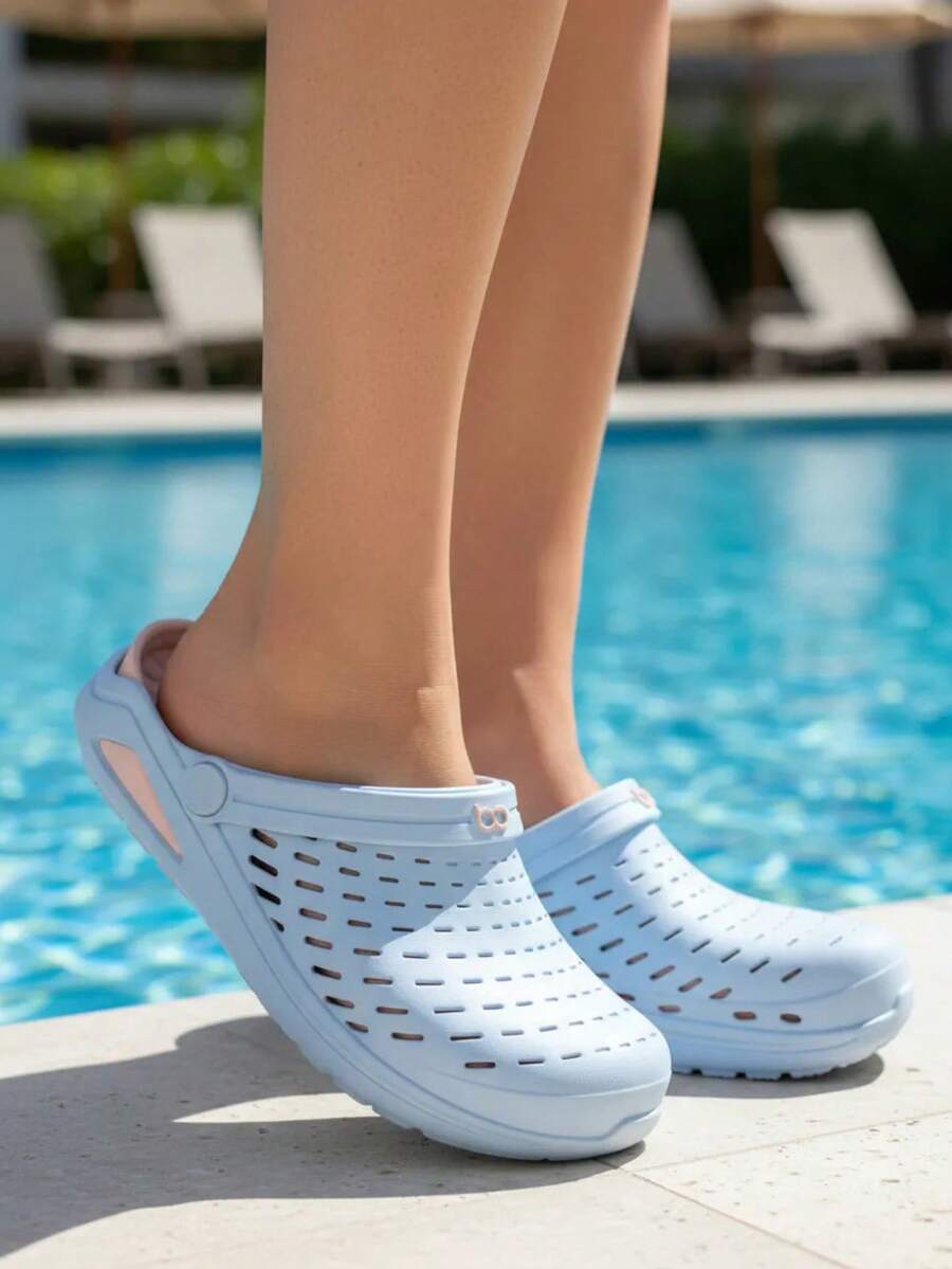 Orthopedic Sandal Babuche Clog Indicated For Fasciitis Spurs Boaonda KIN - 100% ORIGINAL - Xanh da trời/Hồng nude - Xem 1