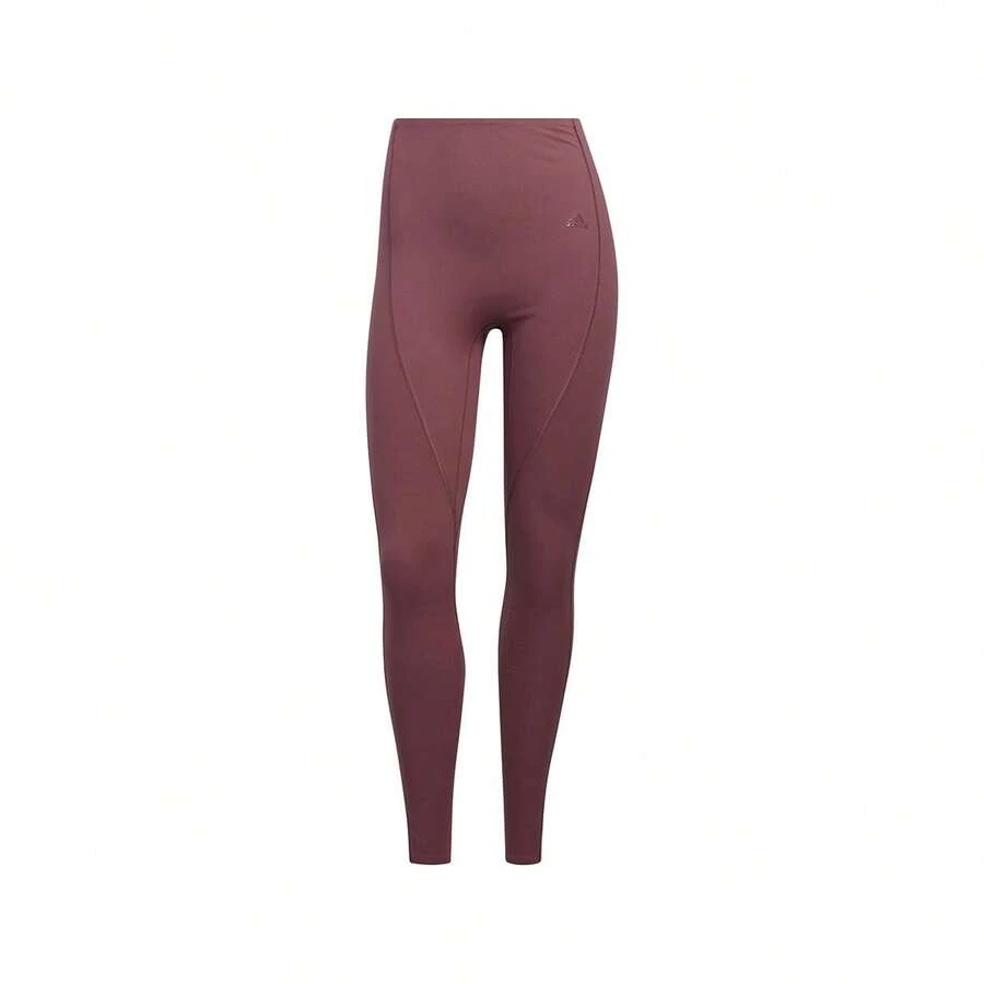 Adidas Runs Small, Elastic Comfortable Fitness Leggings, Women's Tight Yoga Training Pants, High Waist HD4485 - Wine Red - View 1