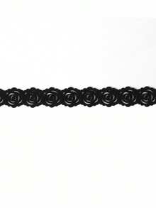 1pc Women's Retro Gothic Rose Flower Choker Necklace Collar - Multicolor - View 5